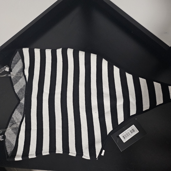 Forplay, OG Barbie Black and White Striped Swimsuit - Picture 10 of 10